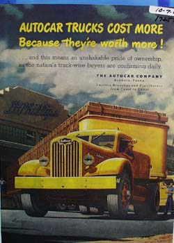 Autocar trucks cost more because theyre worth more. Ad