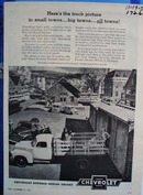 Chevrolet advance-design trucks. Ad was published 11/19/51