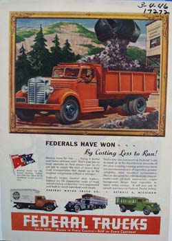 Federal trucks know in every country ad