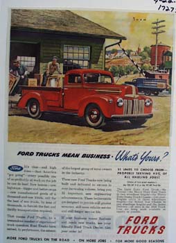 Ford trucks mean business. Ad