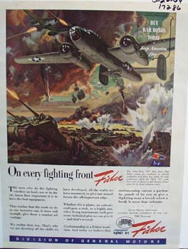 Fisher on every fighting front. Ad