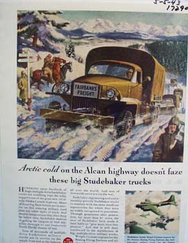Studebaker unstoppable trucks. Ad