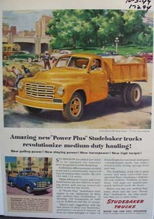 Studebaker amazing new power plus truck
