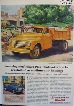 Studebaker amazing new power plus truck