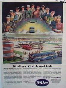White aviations vital ground link. Ad