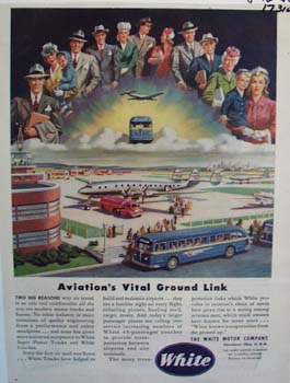White aviations vital ground link. Ad