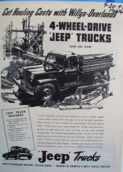 Jeep Americas most useful vehicles. Ad