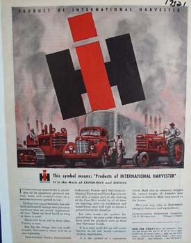 International stands for experience and service. Ad