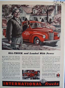 International all-truck and loaded with power. Ad
