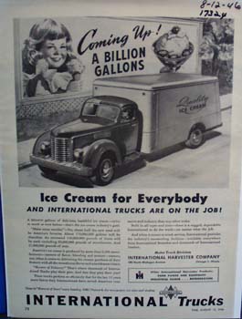 International ice cream for everybody. Ad