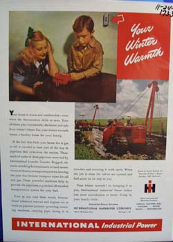 International brings you winter warmth. Ad