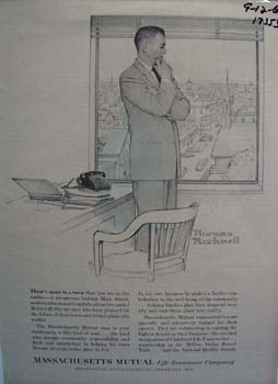 Massachusetts Mutual what makes up a town. Ad