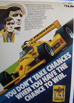 Pennzoil you don't take chances ad