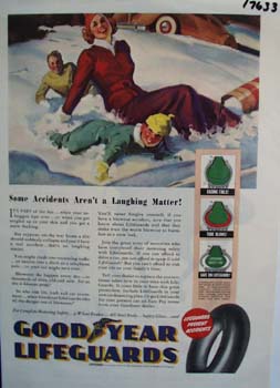 Good Year some accident aren't a laughing matter. Ad