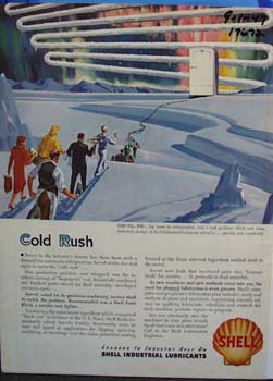 Shell cold rush Ad 1947
