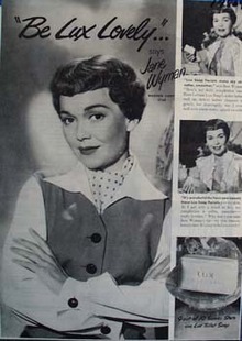 Jane Wyman be Lux lovely Ad 1951.