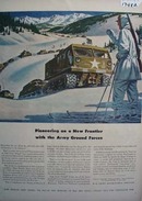 Army Recruiting Ad Pioneering New Frontier Ad 1947