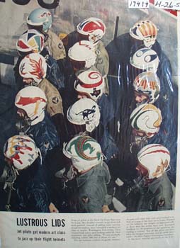 85th Fighter Interceptor Squadron Helmets 1954