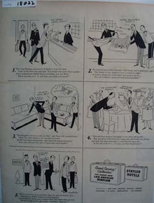 Statler Hotels & Traveling Tommy Ad 1952