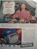Yvonne DeCarlo and Proctor Ad 1949