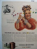 Carmen Miranda & General Electric Ad 1945