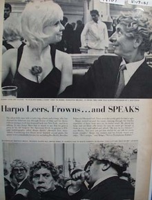Harpo Marx & Marianne Meldau Article 1961