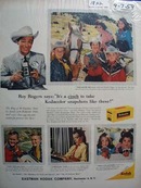 Roy Rogers & Kodak Ad 1959