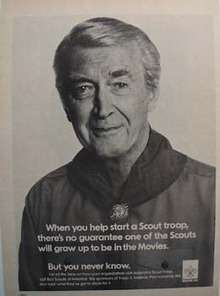 James Stewart for Boy Scouts Ad 1979