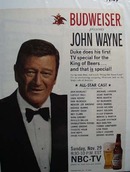 John Wayne & Budweiser Ad 1970