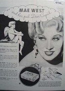 Mae West & Lux Soap Ad 1934