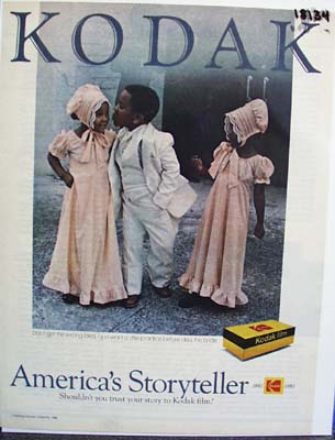 Kodak Americas Storyteller Ad 1980.