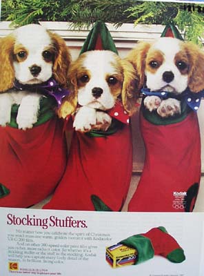 Kodak stocking stuffers Ad 1989