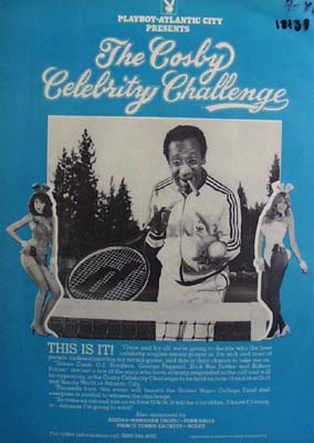 Playboy the Cosby celebrity challenge Ad 1981