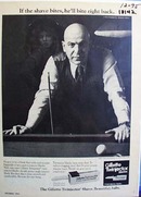 Gillette Hear Telly the beautiful shave Ad 1975.