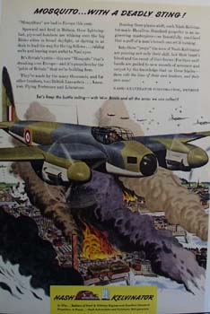 Nash-Kelvinator mosquito with a deadly sting Ad 1943.