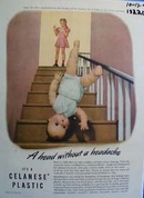 Celanese plastic magic skin doll Ad 1947.