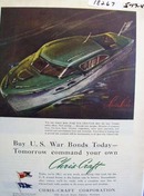 Chris-Craft Expect Great Things Ad 1943
