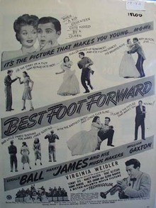 Black and white 1943 Ad of Best Foot