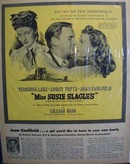 Black and white 1946 ad of Miss Susie Slagles