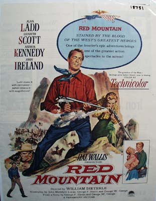 Color 1952 ad of Red Mountain