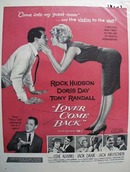 Color 1962 ad of Lover Come Back