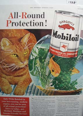 Mobiloil all-round protection Ad 1940