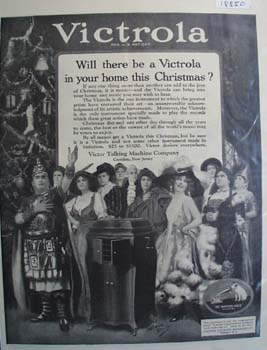 RCA Victrola bring one home this Christmas Ad 1920