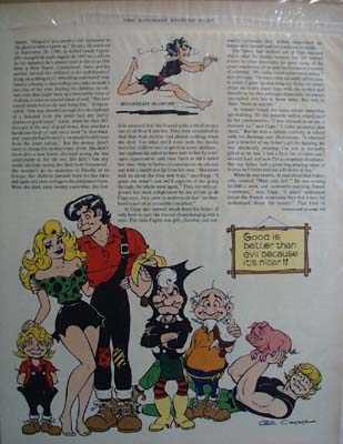 Recap on Al Capp Article & Pictures 1971