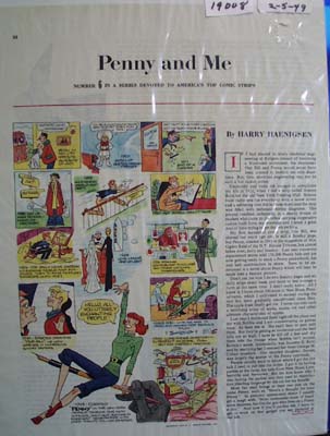 Penny and Me Comic 1949