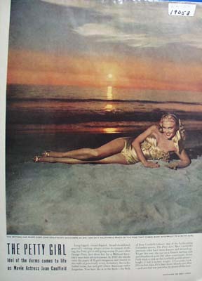 Joan Caulfield The Petty Girl Picture & Article 1950