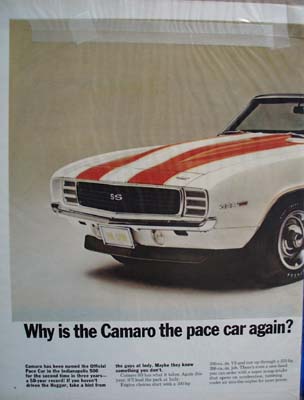 Camaro Pace Car 1969