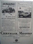 Chrysler Motors Motoring Moods Ad 1929