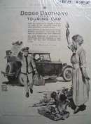 Dodge Brothers Touring Car Ad 1925