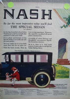 Nash The Special Sedan Ad 1924